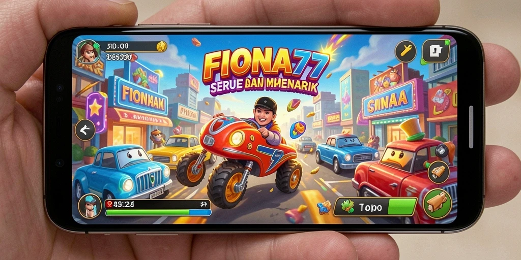 Screenshot FIONA77 menunjukan gameplay seru dan penuh tantangan.