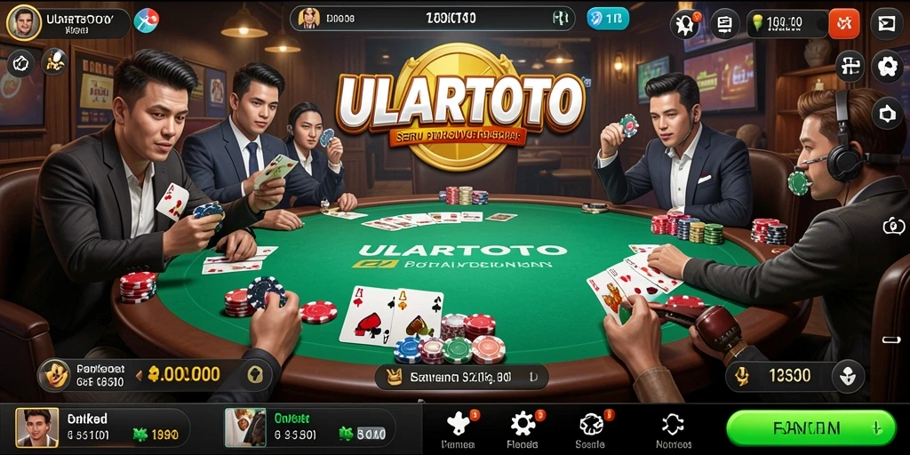 Tampilan gameplay ULARTOTO yang seru dan menantang.