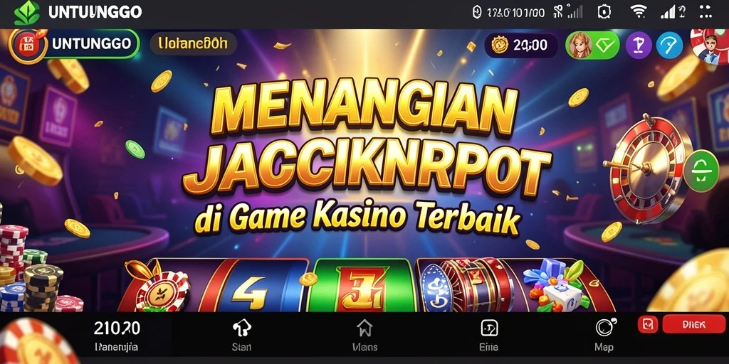 Tampilan gameplay seru dalam aplikasi UNTUNGGO Kasino.